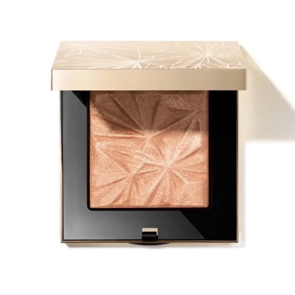 Bobbi Brown Highlight Nights Cheek Set - Luxe Illuminating Powder and Brush